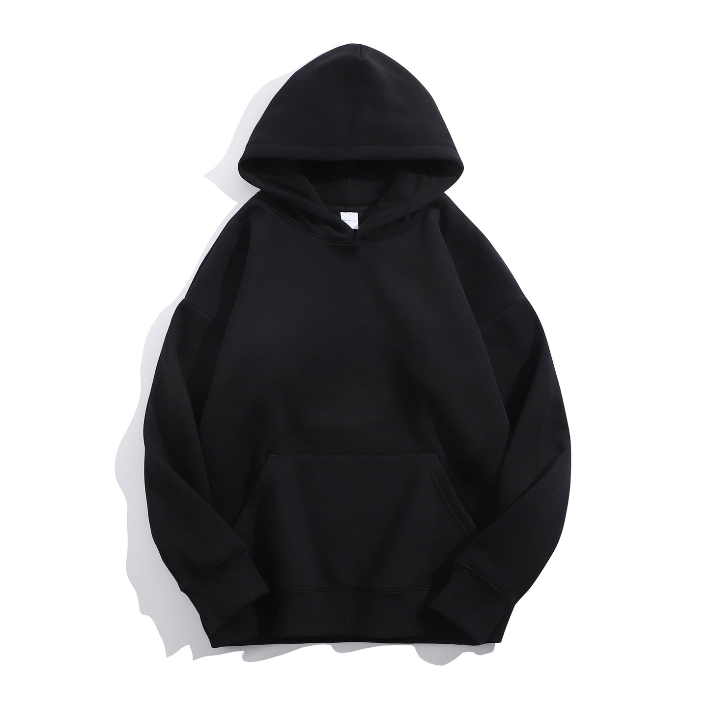 VALUABLETHING---- Heavyweight Plush Fleece Hoodie – Unisex Drop-Shoulder Oversized Winter Pullover