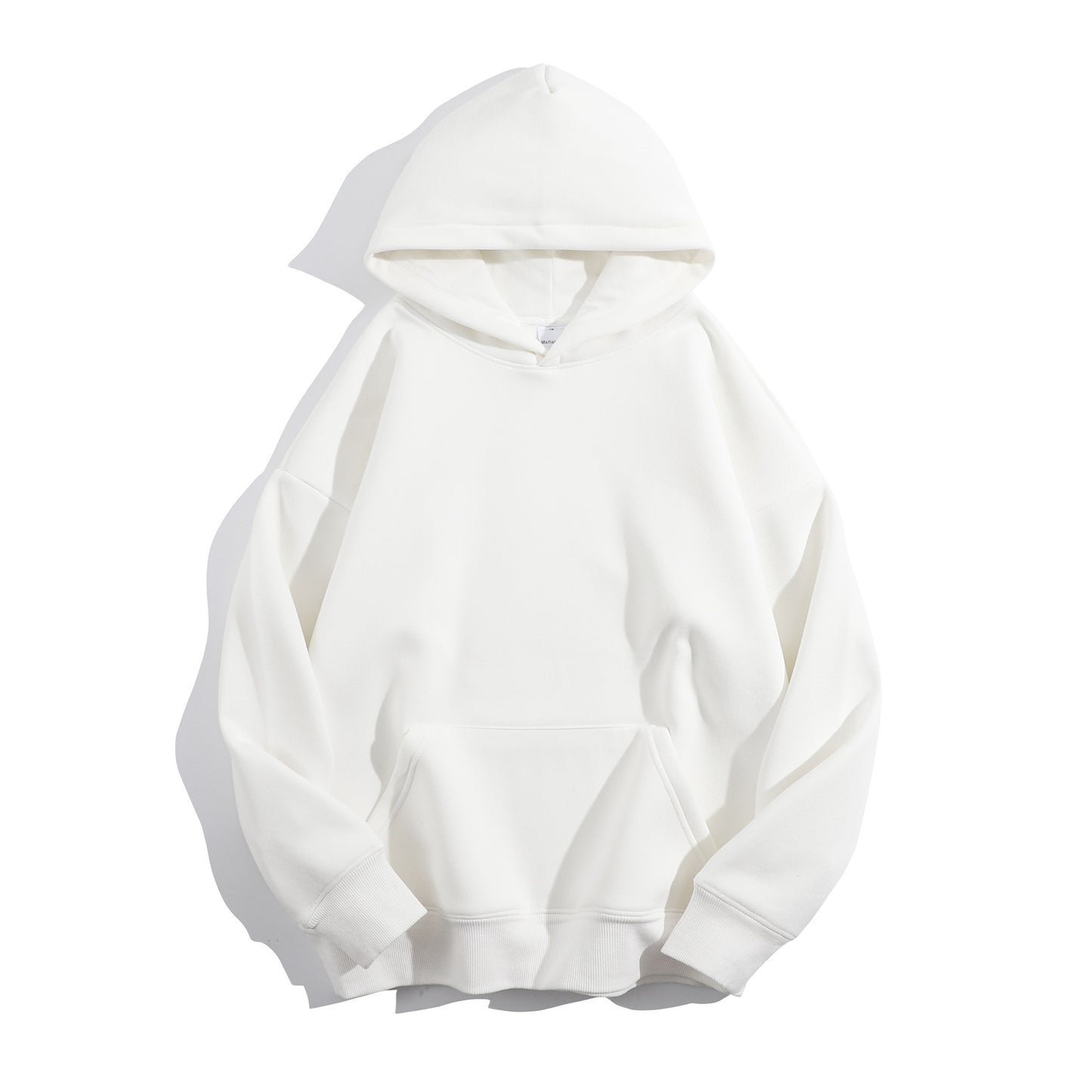 VALUABLETHING---- Heavyweight Plush Fleece Hoodie – Unisex Drop-Shoulder Oversized Winter Pullover