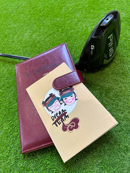 WOWVANE GOLF ADVENTURE——golf notebook Guochao Golf Life Record Book