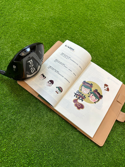 WOWVANE GOLF ADVENTURE——golf notebook Guochao Golf Life Record Book