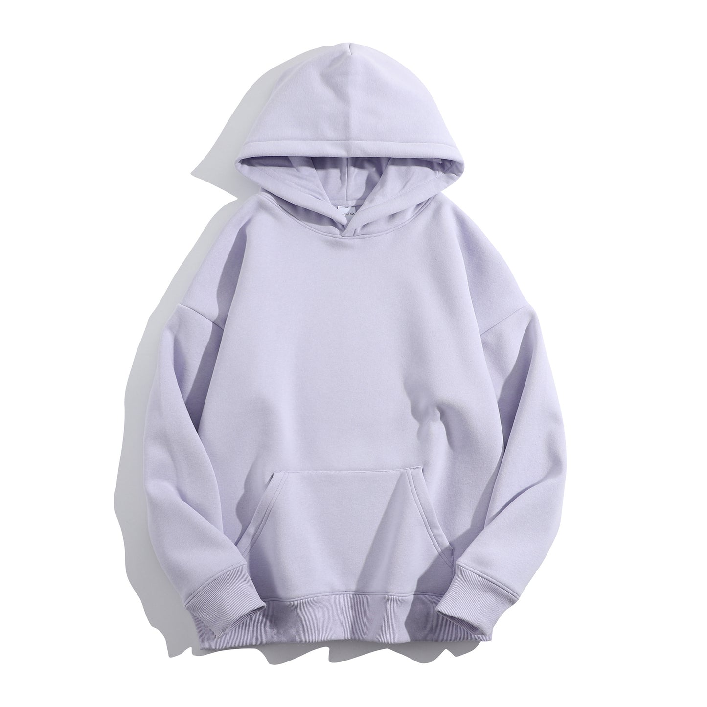 VALUABLETHING----Heavyweight Plush Fleece Hoodie – Unisex Drop-Shoulder Oversized Winter Pullover